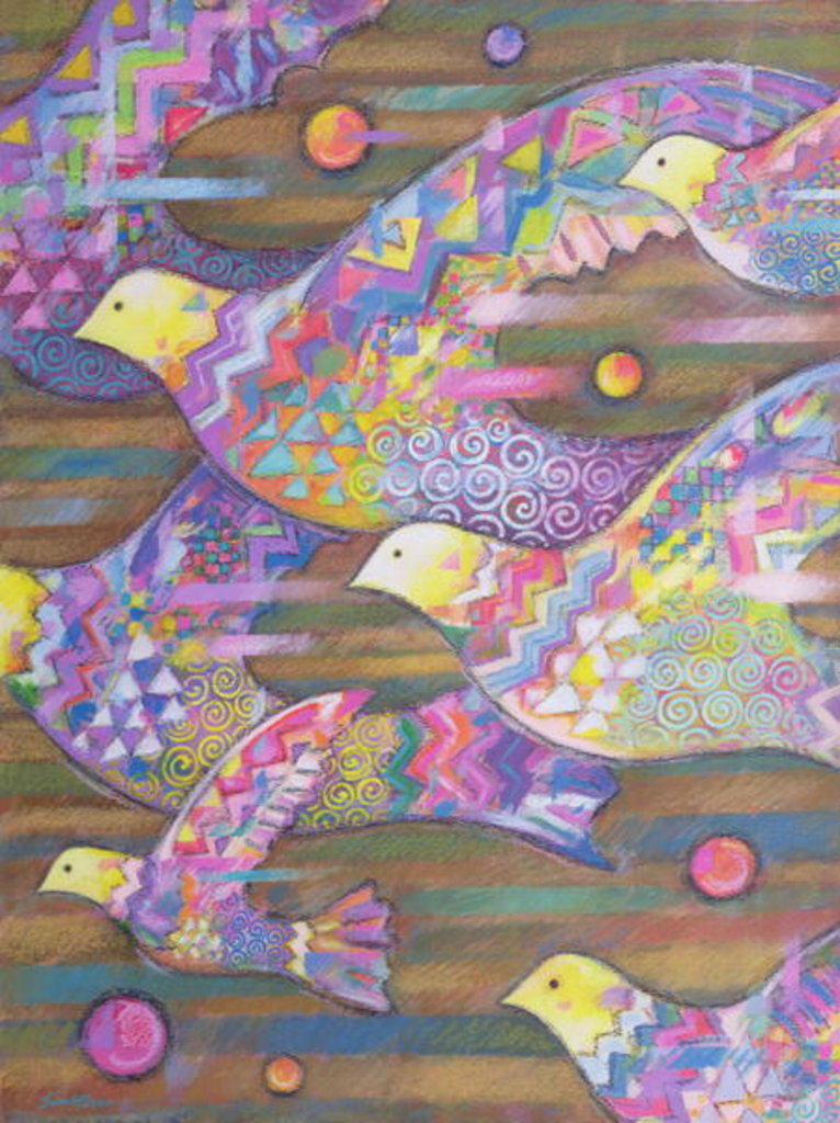 Detail of Jetstream, 1998 by Sarah Porter