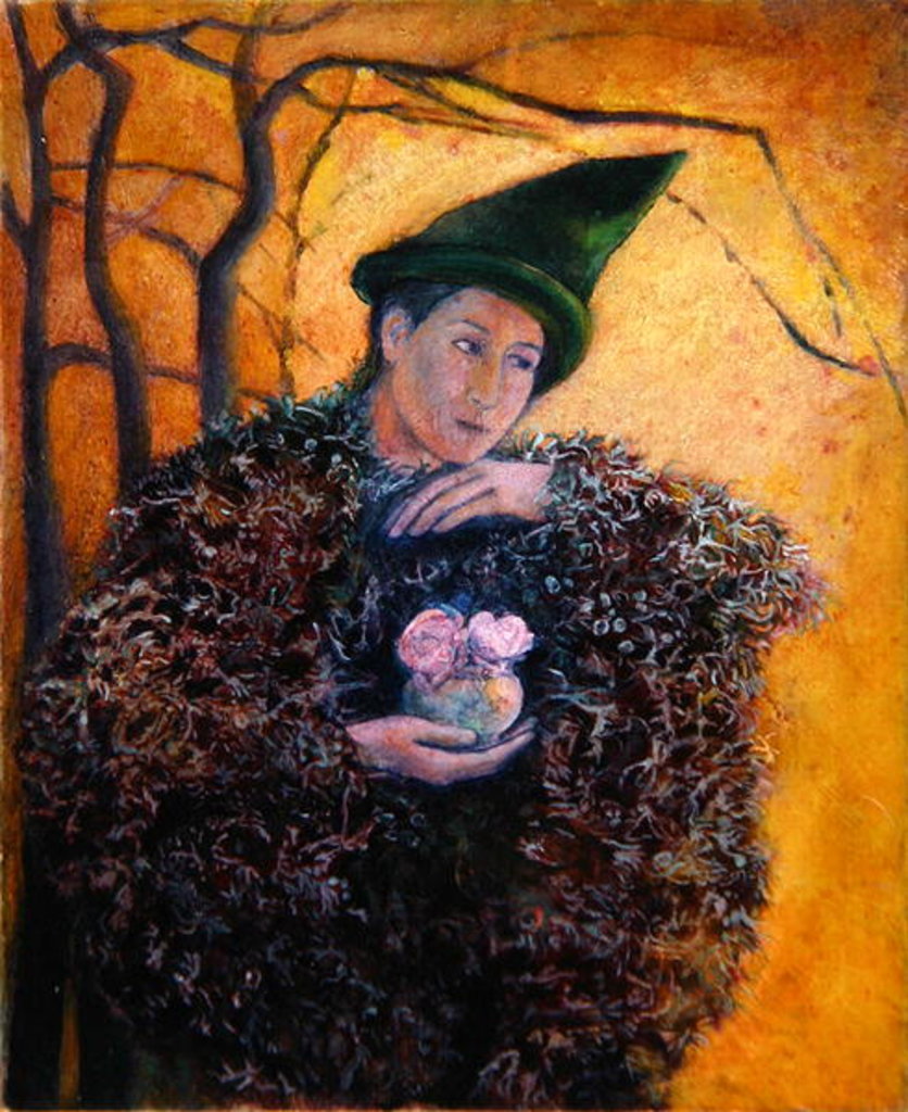 Detail of The Keeper of the Roses, 2003 by Silvia Pastore