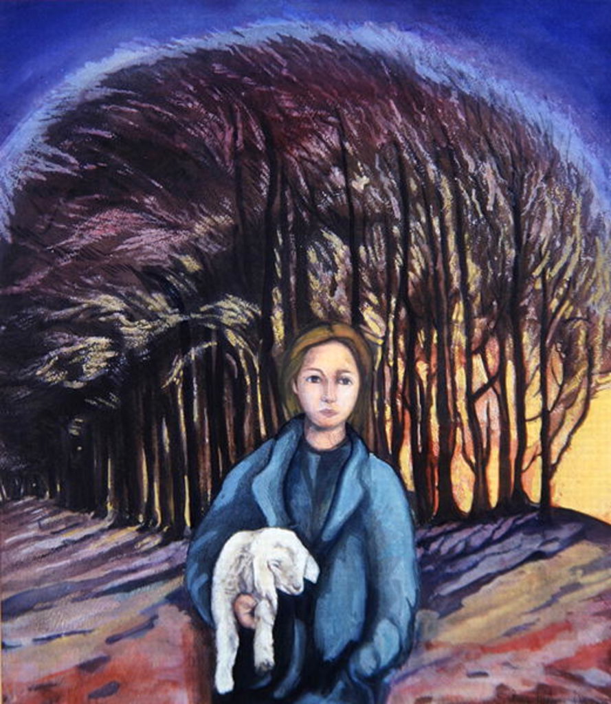 Detail of The Lamb, 1999 by Silvia Pastore