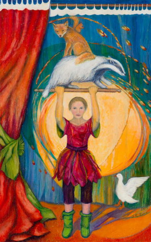 Detail of Acrobats, 2013 by Silvia Pastore