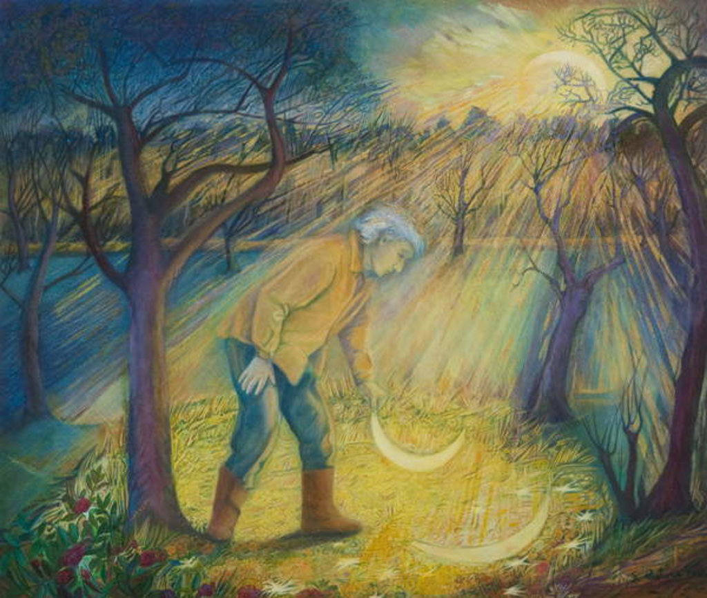 Detail of Last night in the orchard, 2012 by Silvia Pastore