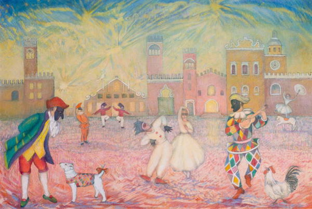 Detail of Stage of Fools 1 by Silvia Pastore