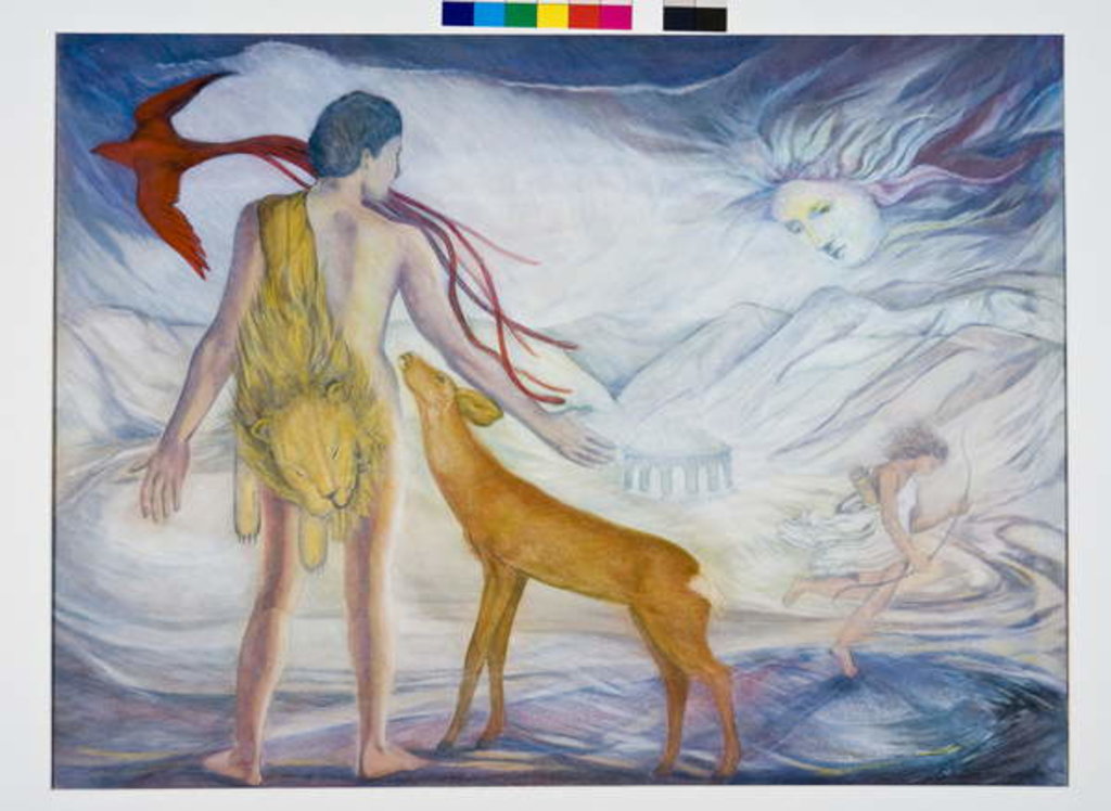 Detail of Hercules and the Golden Hind, 2010 by Silvia Pastore