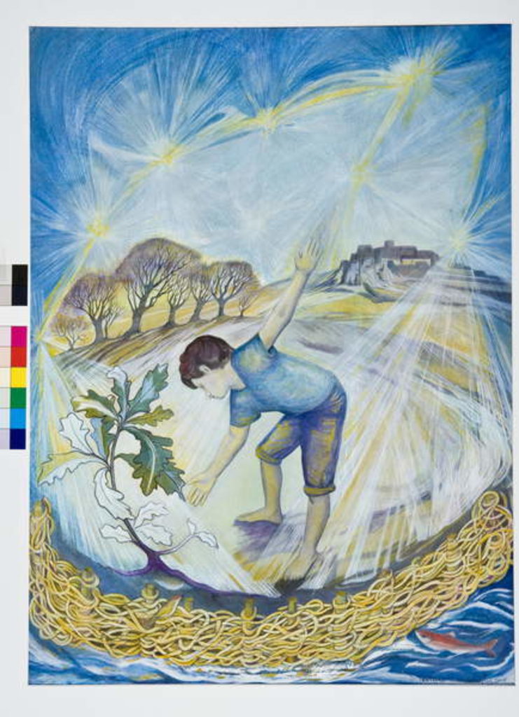 Detail of The Maker of the Charmed Garden by Silvia Pastore