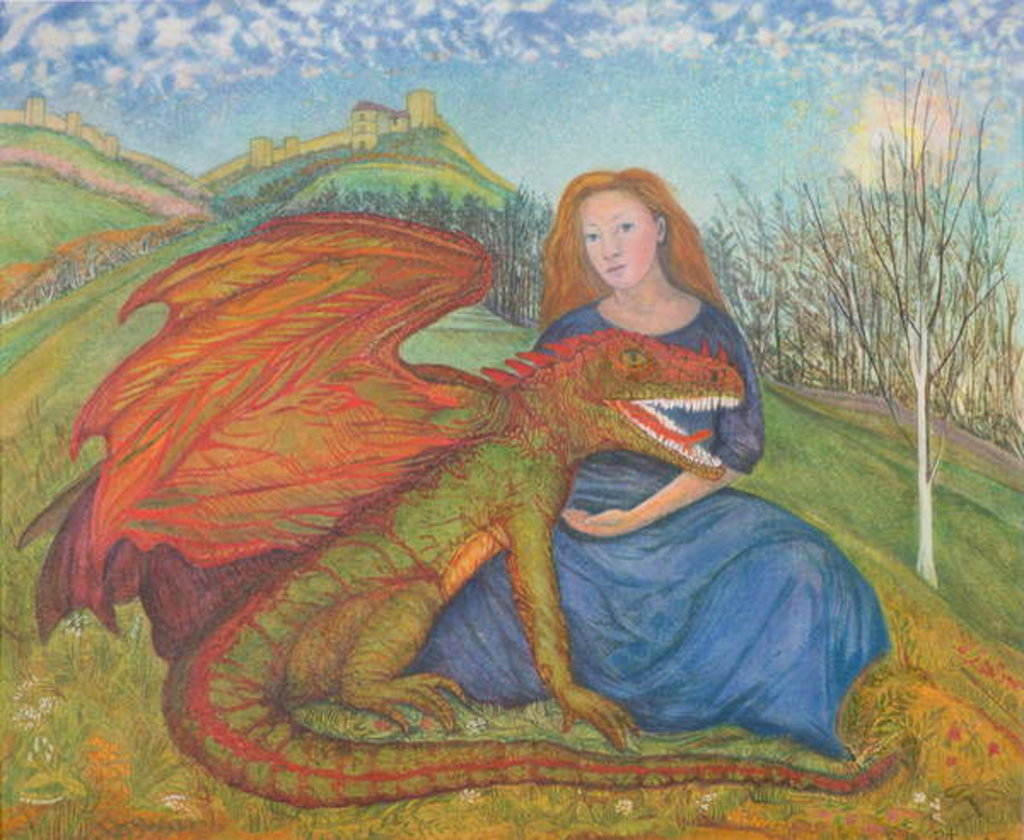 Detail of In the absence of St George by Silvia Pastore