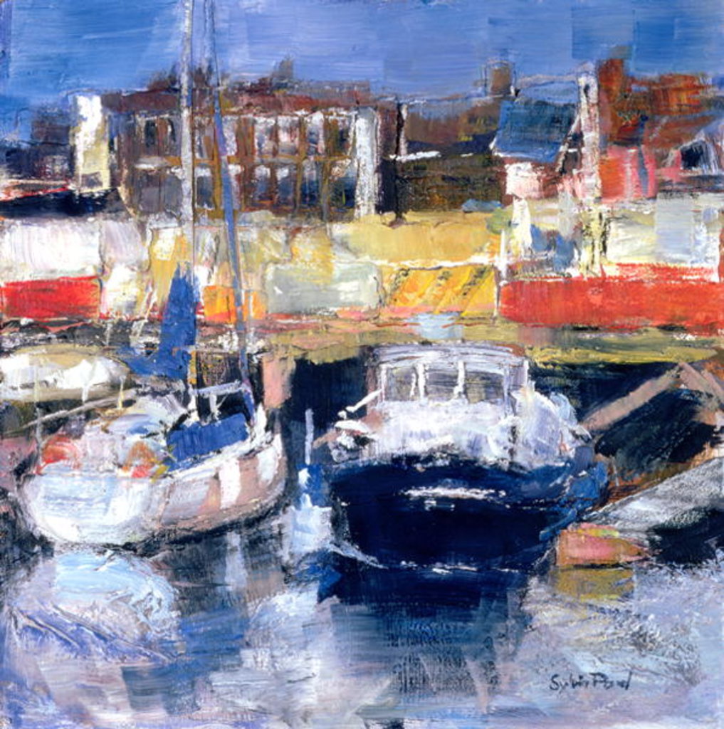 Detail of Lowestoft Harbour View by Sylvia Paul
