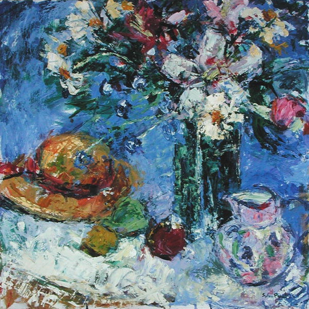 Detail of Summer Still Life, 2003 by Sylvia Paul