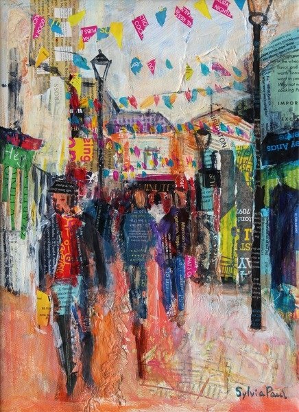 Detail of North Laines, Brighton by Sylvia Paul