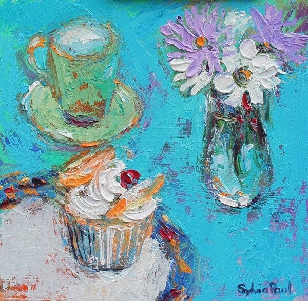 Detail of Butterfly Cake, 2015 by Sylvia Paul