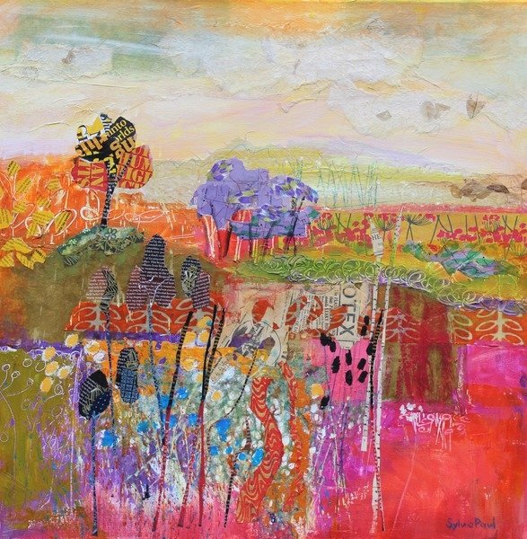 Detail of Fall, 2015 by Sylvia Paul