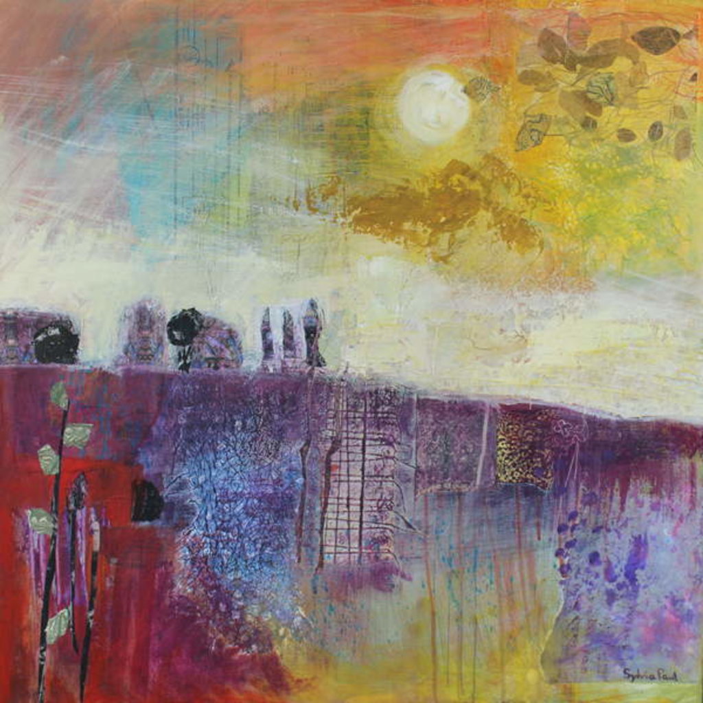 Detail of Hot Summer Sunop, 2018 by Sylvia Paul