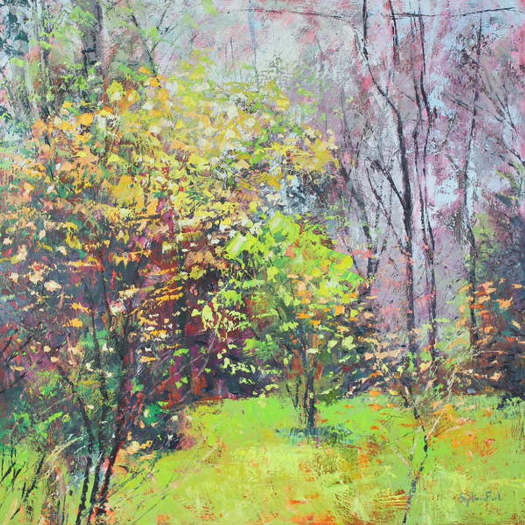 Detail of Spring Sparkle, 2019 by Sylvia Paul