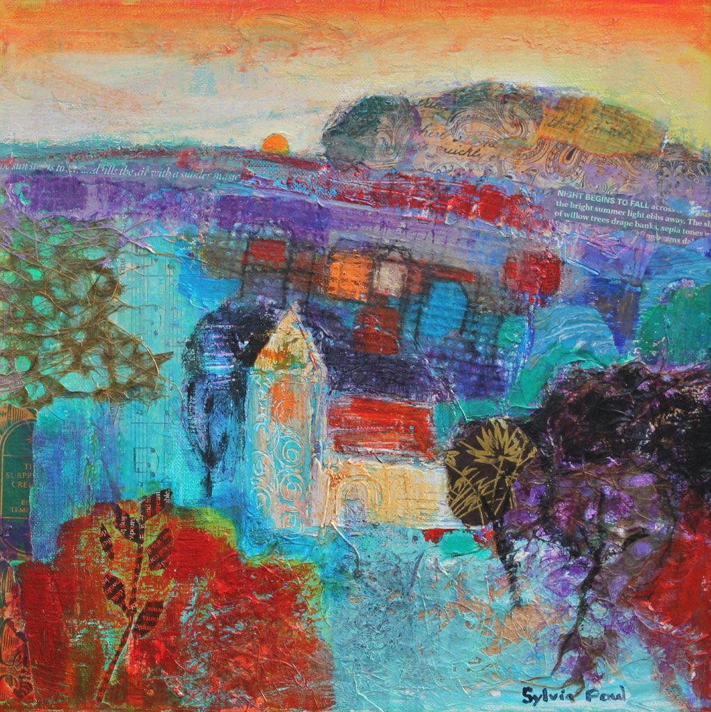 Detail of As the Sun goes Down, 2013 by Sylvia Paul