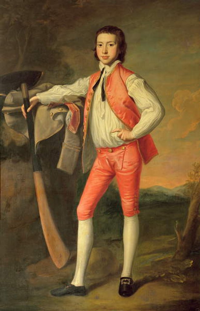 Detail of Sir William FitzHerbert as a boy by Joseph (follower of) Wright of Derby