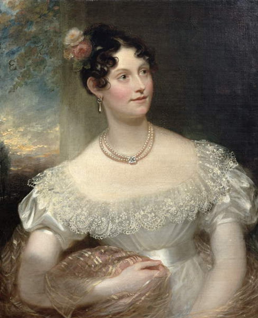 Detail of Agnes Beresford, c.1805 by William Beechey