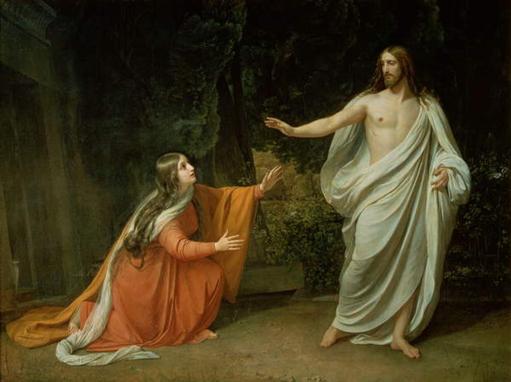 Detail of The Appearance of Christ to Mary Magdalene, 1835 by Aleksandr Andreevich Ivanov