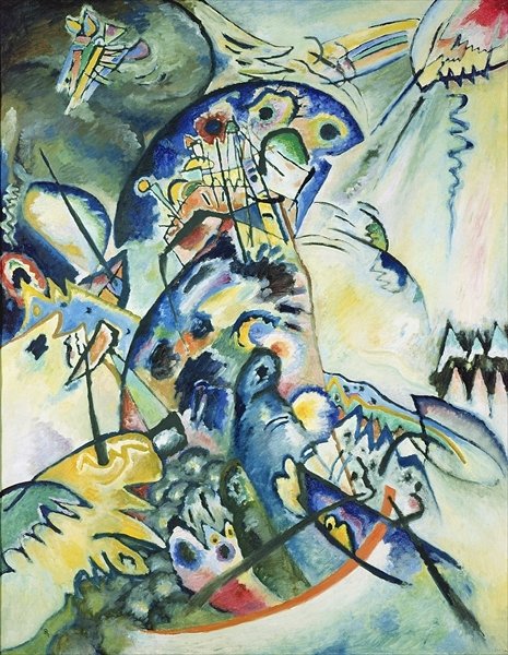 Detail of Blue Comb, 1917 by Wassily Kandinsky