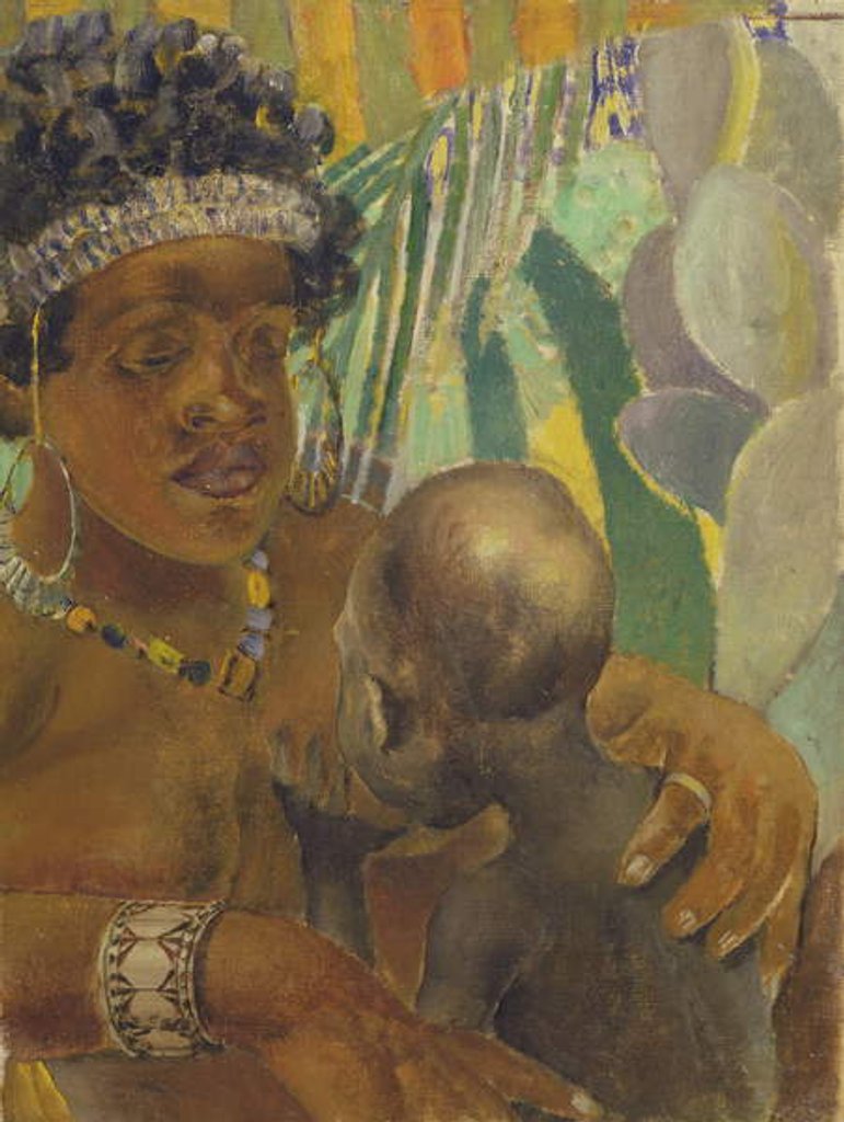 Detail of Negress, 1907 by Kuzma Sergeevich Petrov-Vodkin