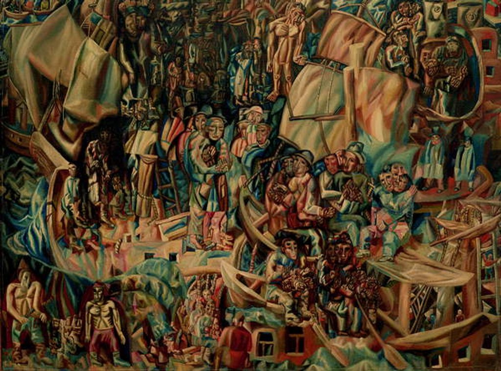 Detail of Bringing in the Universal Flowering, 1919 by Pavel Nikolaevich Filonov