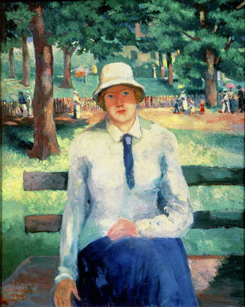 Detail of Girl Without Work, 1918-19 by Kazimir Severinovich Malevich