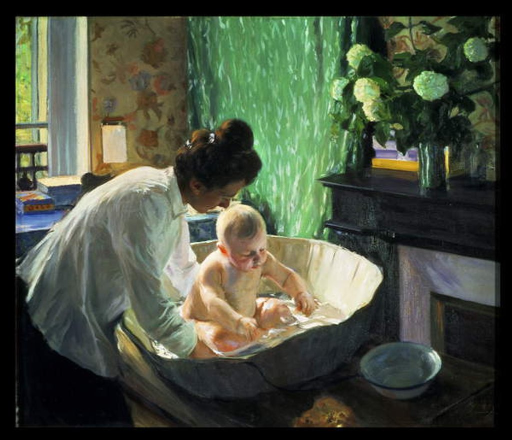 Detail of Morning, 1910 by Boris Mikhailovich Kustodiev