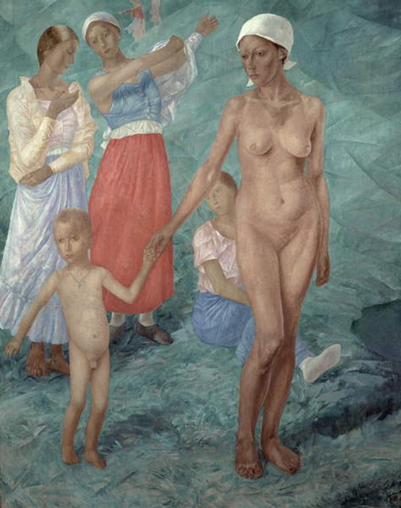 Detail of Morning, 1917 by Kuzma Sergeevich Petrov-Vodkin