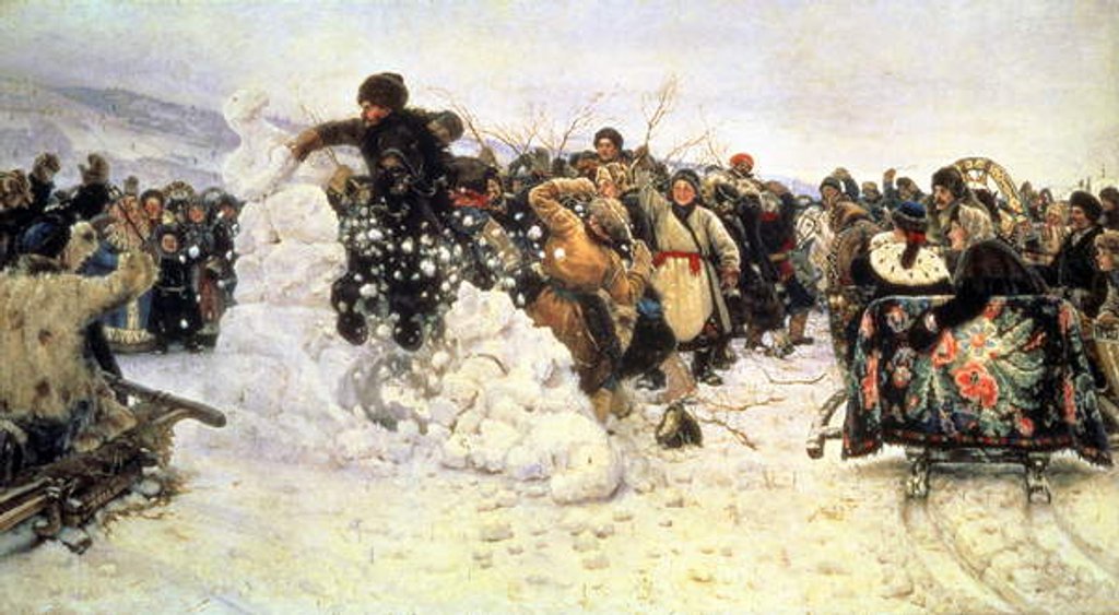 Detail of The Capture of the Snow Fortress, 1891 by Vasilij Ivanovic Surikov