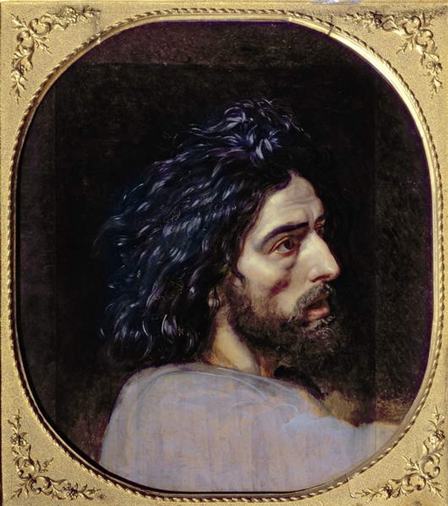 Detail of Head of John the Baptist, study for 'The Appearance of Christ before the People' by Aleksandr Andreevich Ivanov
