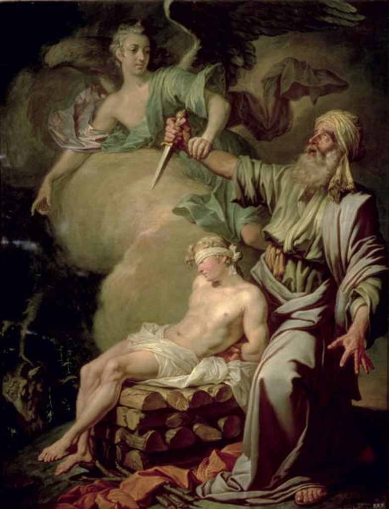 Detail of The Sacrifice of Isaac, 1765 by Anton Pavlovich Losenko
