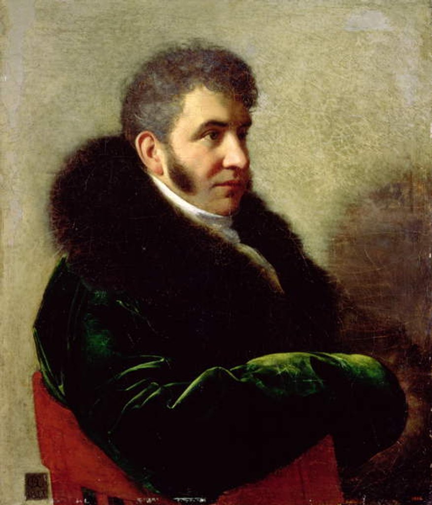 Detail of Portrait of Ivan Alexeevich Gagarin 1811 by Orest Adamovich Kiprensky