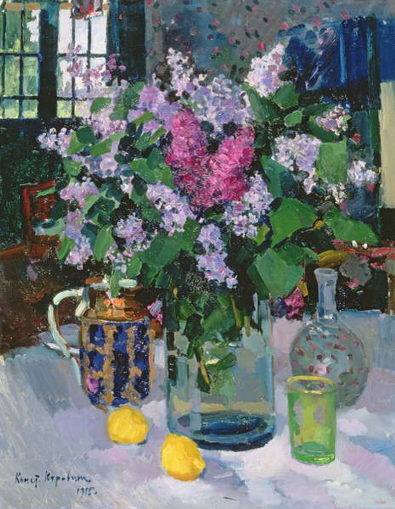Detail of Lilacs, 1915 by Konstantin Alekseevich Korovin