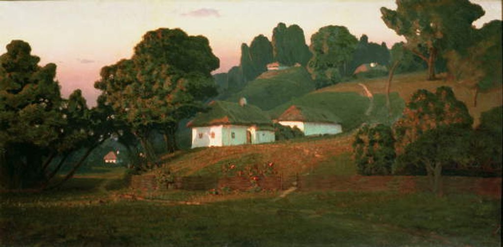 Detail of Evening in the Ukraine, 1878 by Arkhip Ivanovich Kuindzhi