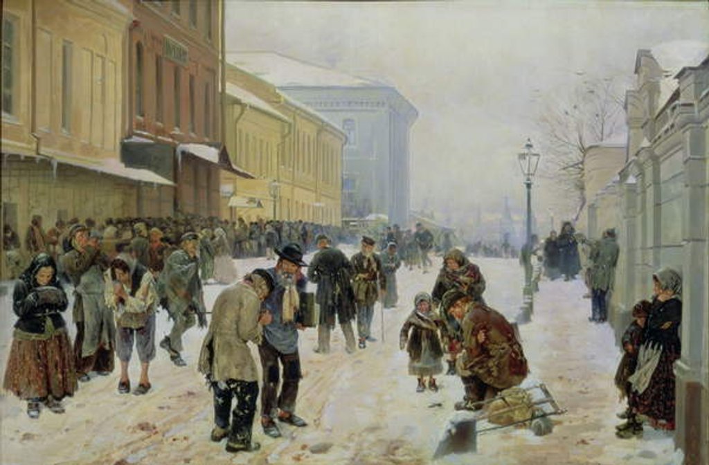 Detail of The Doss House, 1889 by Vladimir Egorovic Makovsky