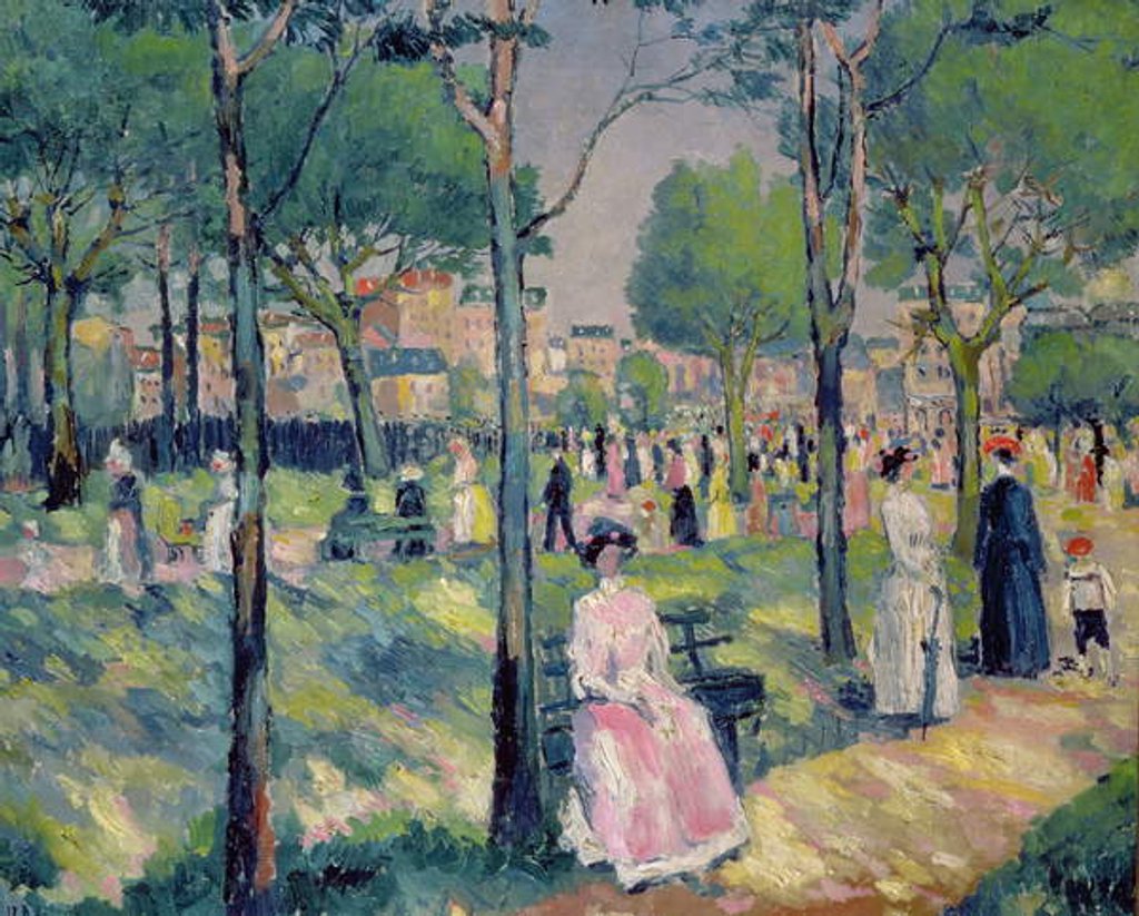 Detail of On the Avenue, 1903 by Kazimir Severinovich Malevich