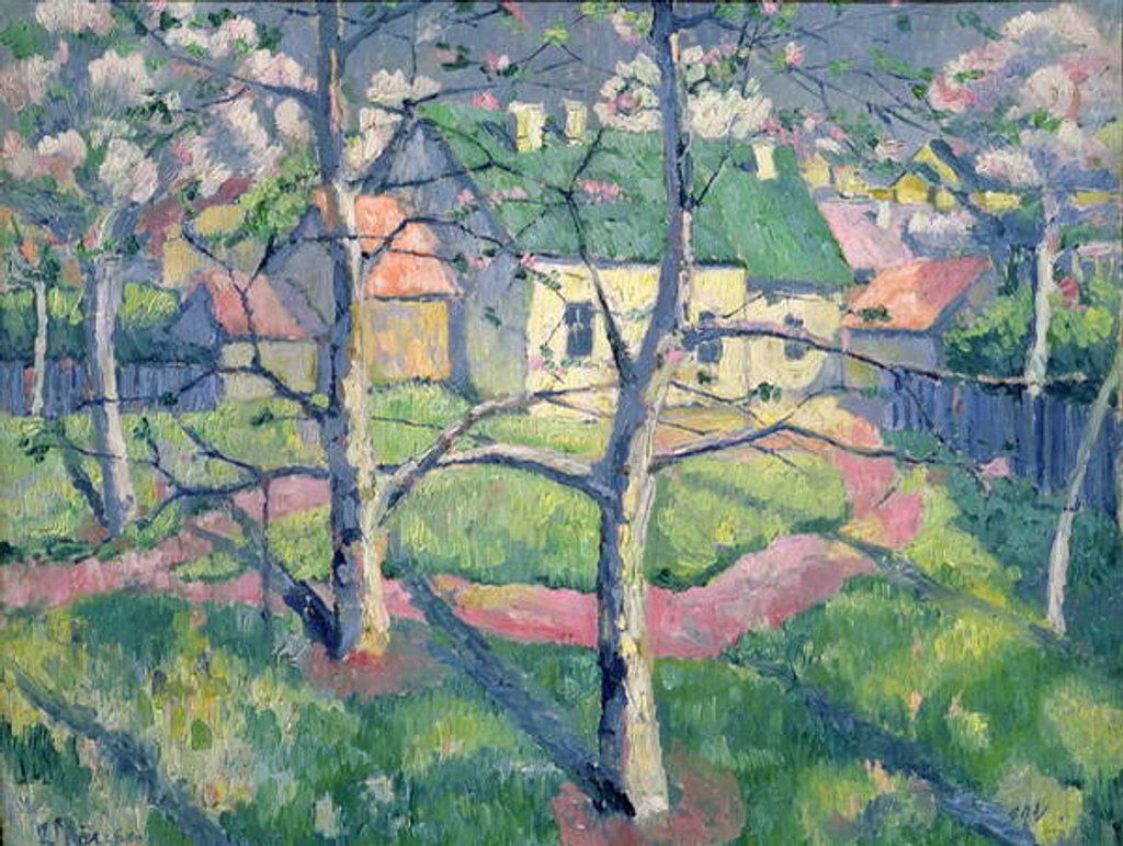 Detail of Apple Trees in Bloom, 1904 by Kazimir Severinovich Malevich