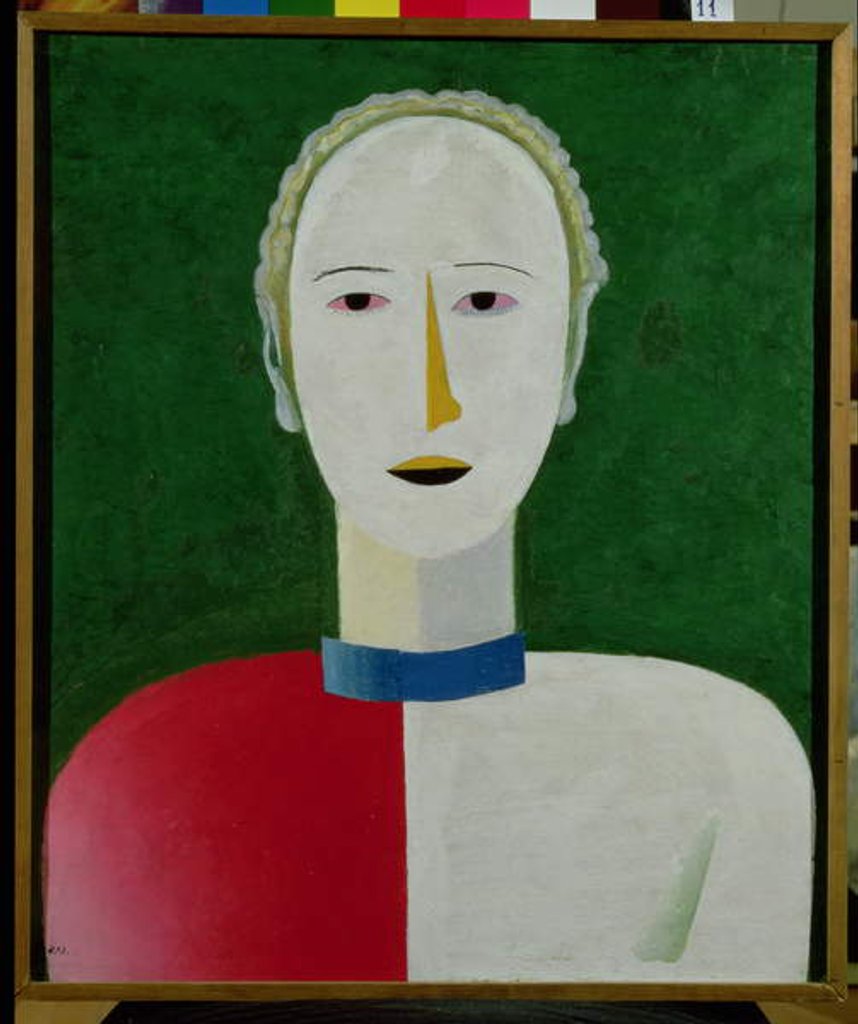 Detail of Female Portrait, 1928-32 by Kazimir Severinovich Malevich