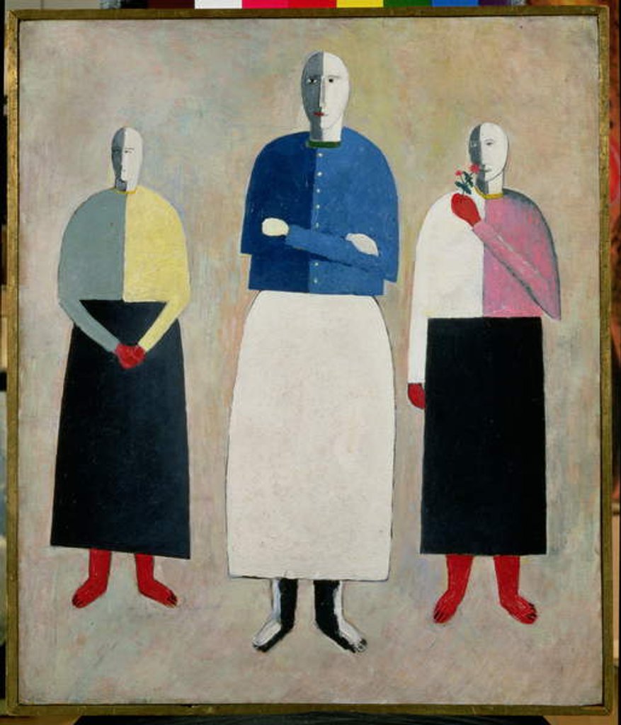 Detail of Three Little Girls, 1928-32 by Kazimir Severinovich Malevich