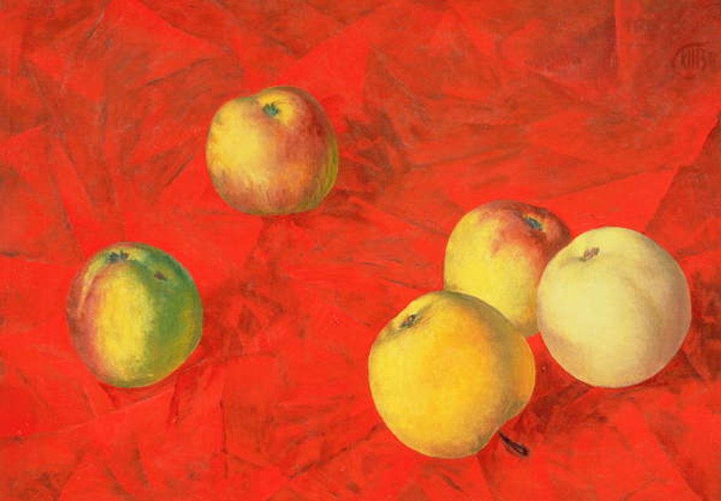 Detail of Apples, 1917 by Kuzma Sergeevich Petrov-Vodkin