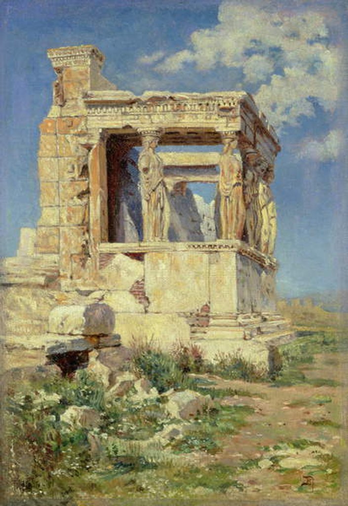 Detail of Portico with Caryatids, 1882 by Vasilij Dmitrievich Polenov