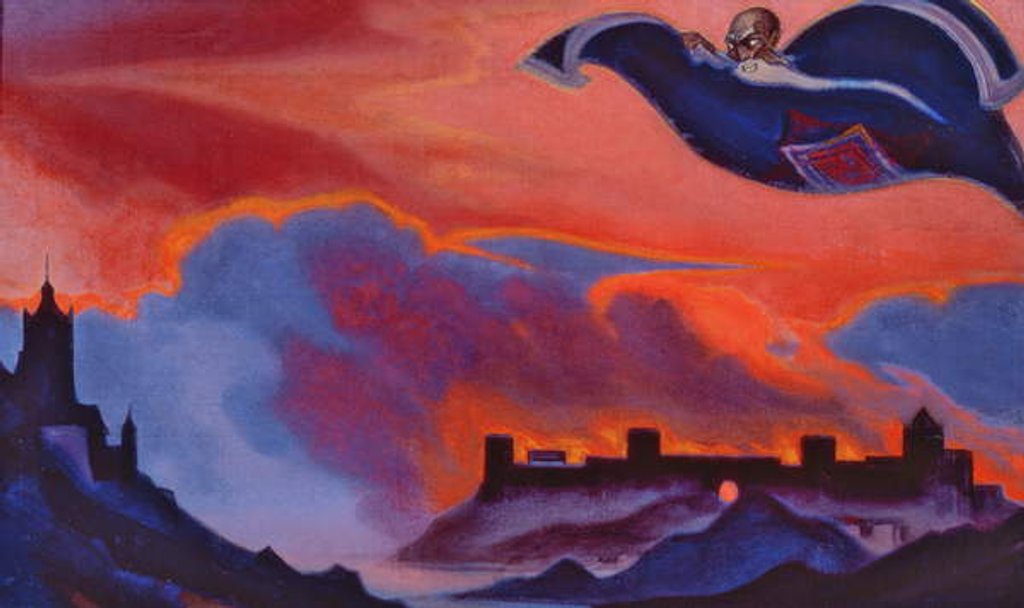 Detail of The Magic Carpet, 1939 by Nicholas Roerich