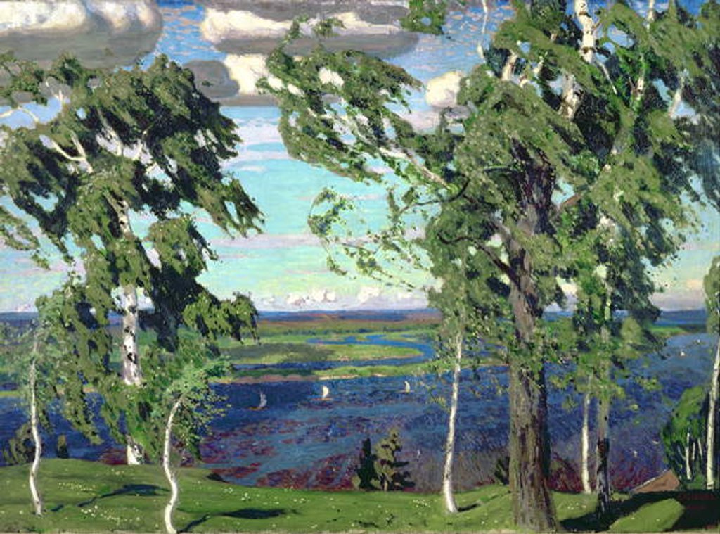 Detail of Green Sensation, 1904 by Arkadij Aleksandrovic Rylov