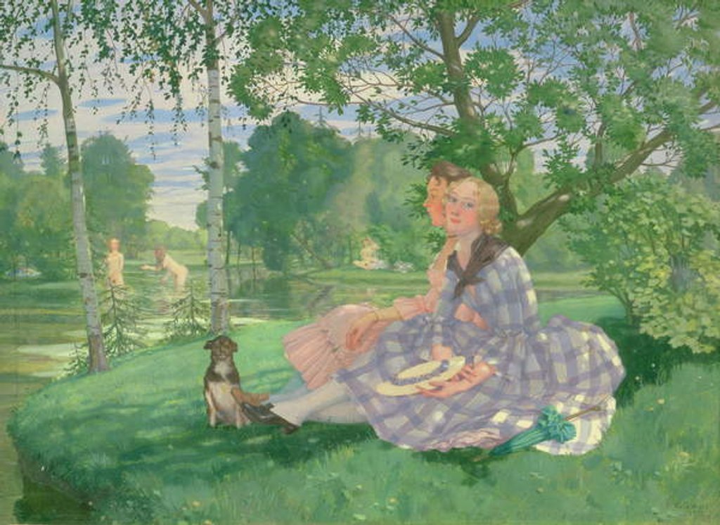 Detail of Summer, 1919 by Konstantin Andreevic Somov