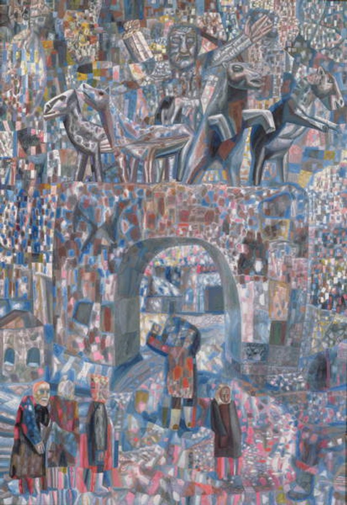 Detail of The Narva Gates, 1929 by Pavel Nikolaevich Filonov