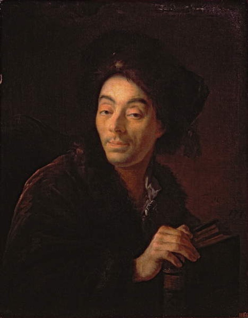 Detail of Portrait of Yakob Danilovich Shumsky 1760 by Anton Pavlovich Losenko