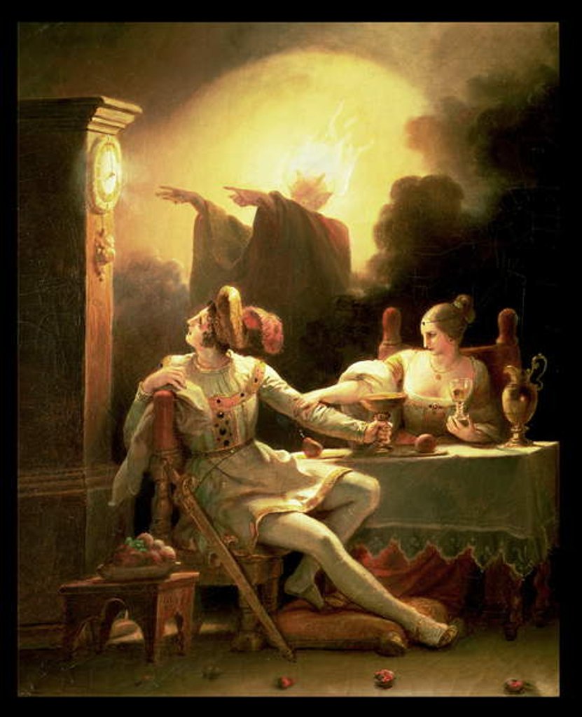 Detail of The Fatal Hour: Fantastic Subject II by Alexandre Evariste Fragonard