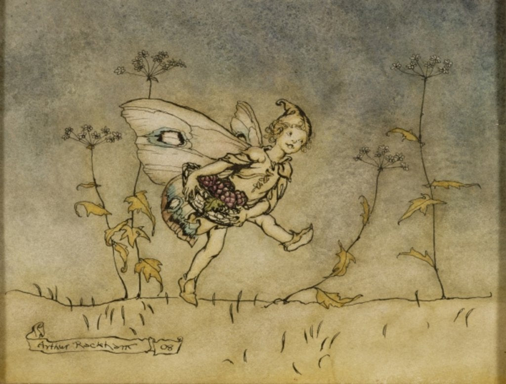 Detail of Fairy by Arthur Rackham