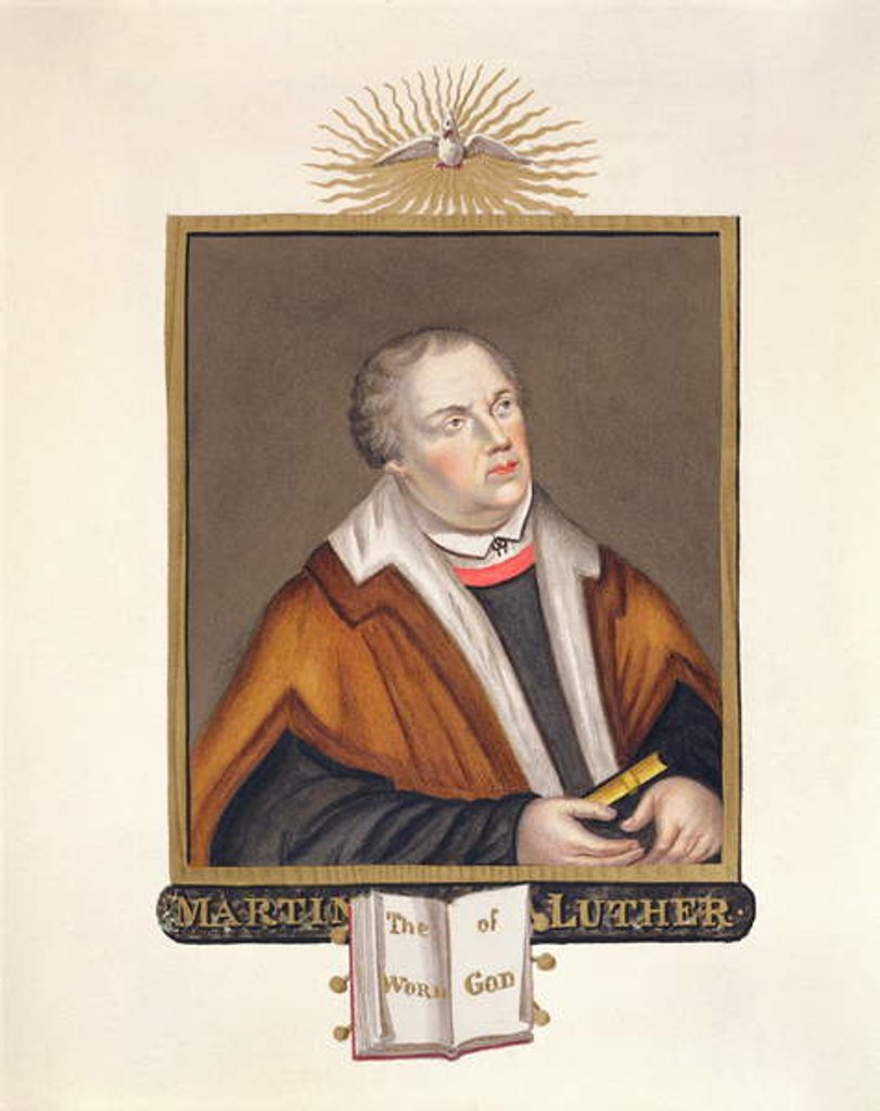 Detail of Portrait of Martin Luther by Sarah Countess of Essex