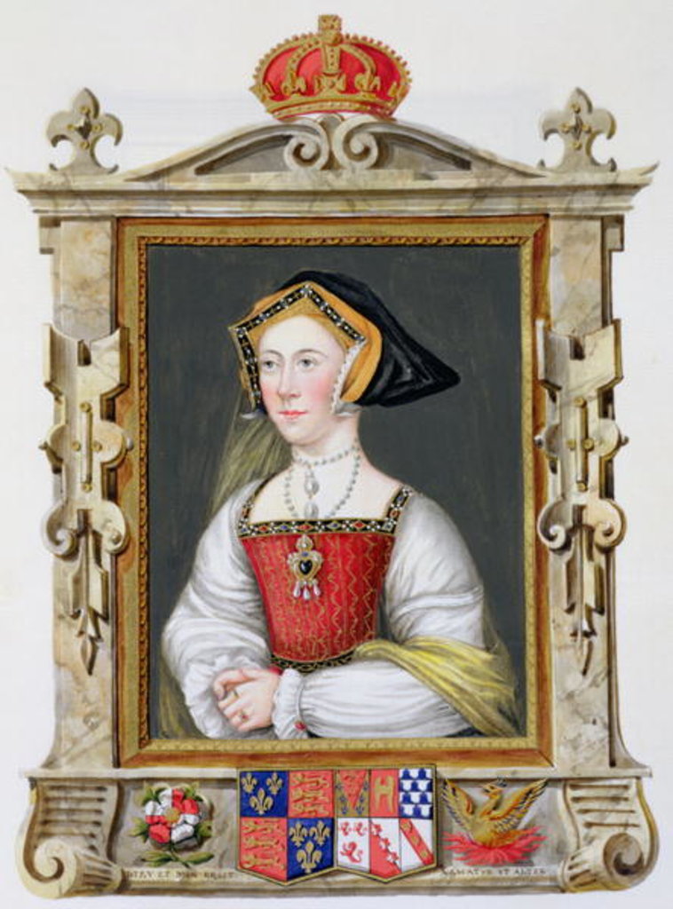 Detail of Portrait of Jane Seymour 3rd Queen of Henry VIII by Sarah Countess of Essex