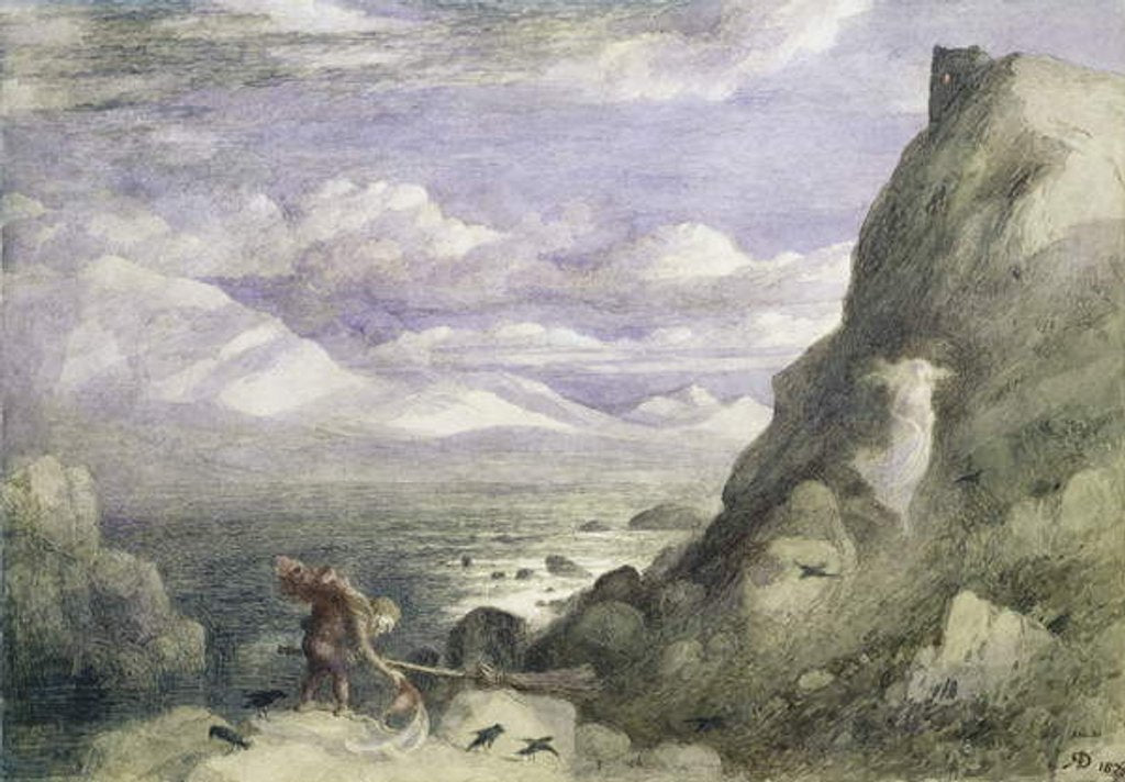 Detail of The Witches' Home, 1875 by Richard Doyle