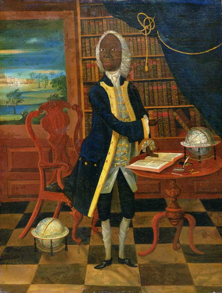 Detail of The Negro Scholar of Jamaica, c.1740 by English School